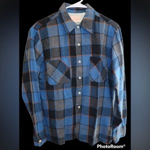 Vintage wool flannel